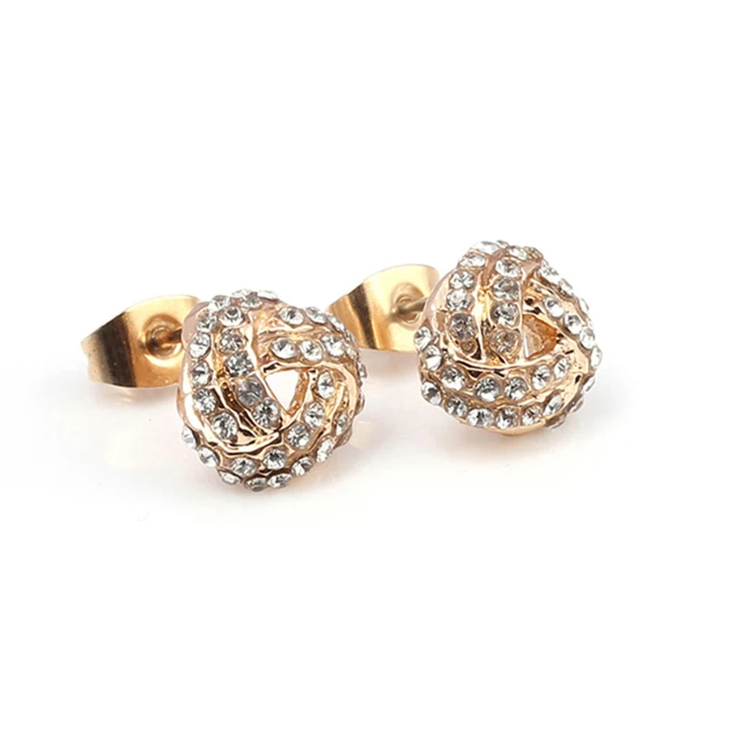 Женские серьги-гвоздики в европейском стиле