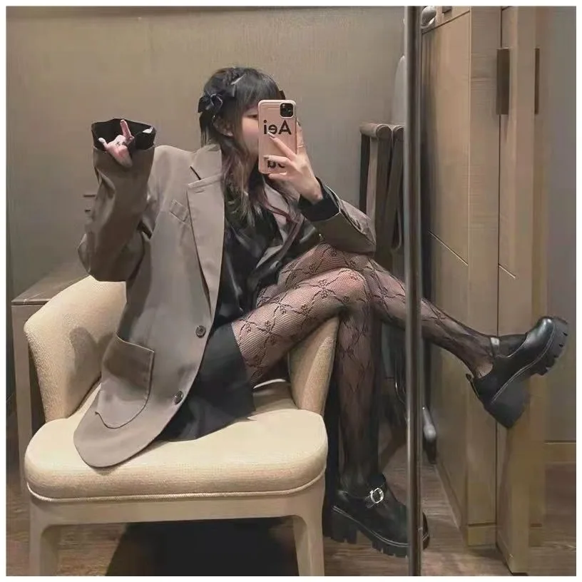 

Female Ultra Thin Pure Desire Hollow Bottom Fishing Net Lace Sexy Black Mesh Red Jk White Flower Vine Pantyhose