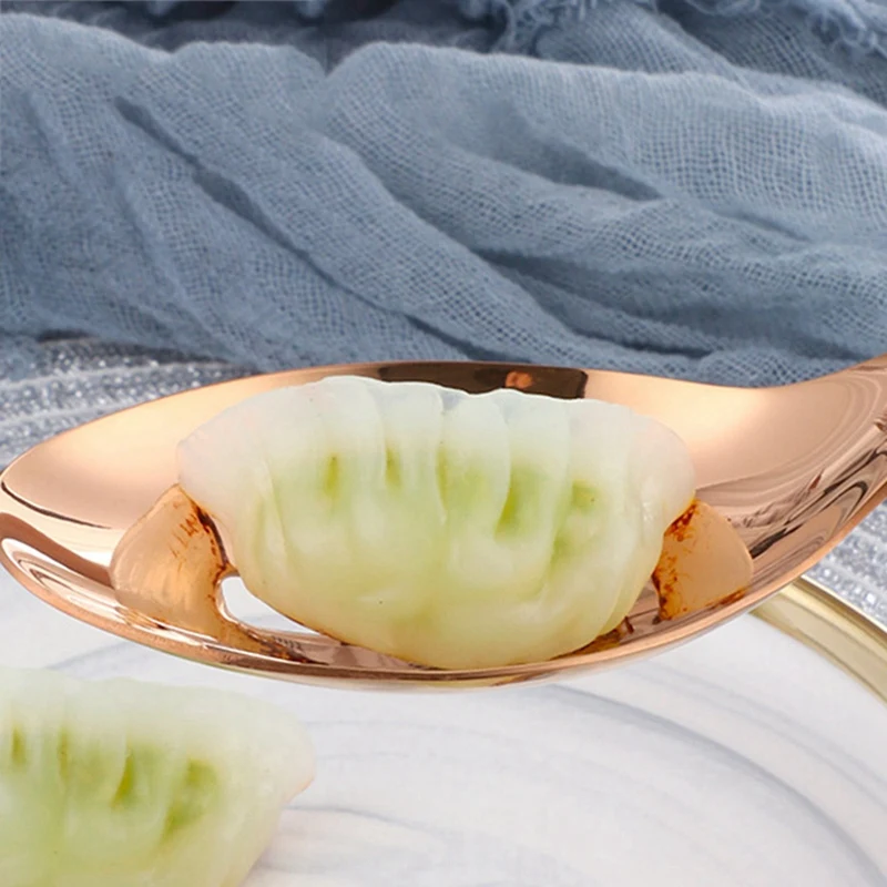 6 шт. нержавеющая сталь большой размер длинная ручка сервировочная салатная