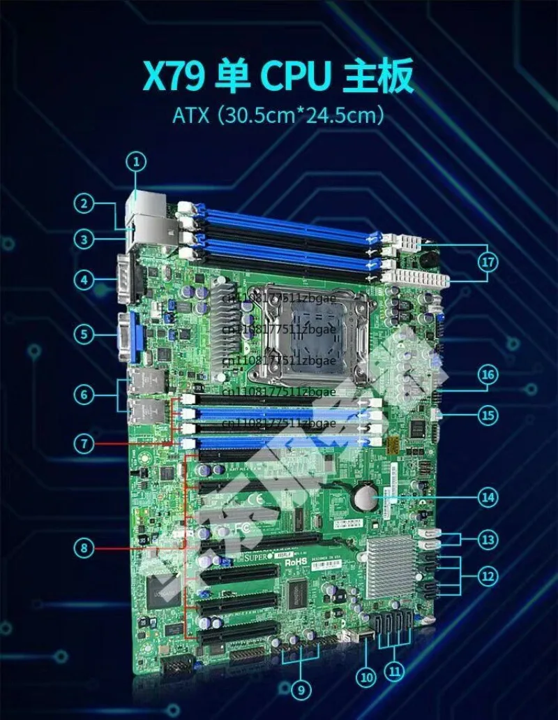 Фото X10DAI X10DRG-Q X10DRL-i X10SRL-F X10SRA X10DRH-iT X10SRi-F X10DRH-C X10DRL-LN4 X10DRC-LN4+ X10DRI C602/C612 IPMI №4