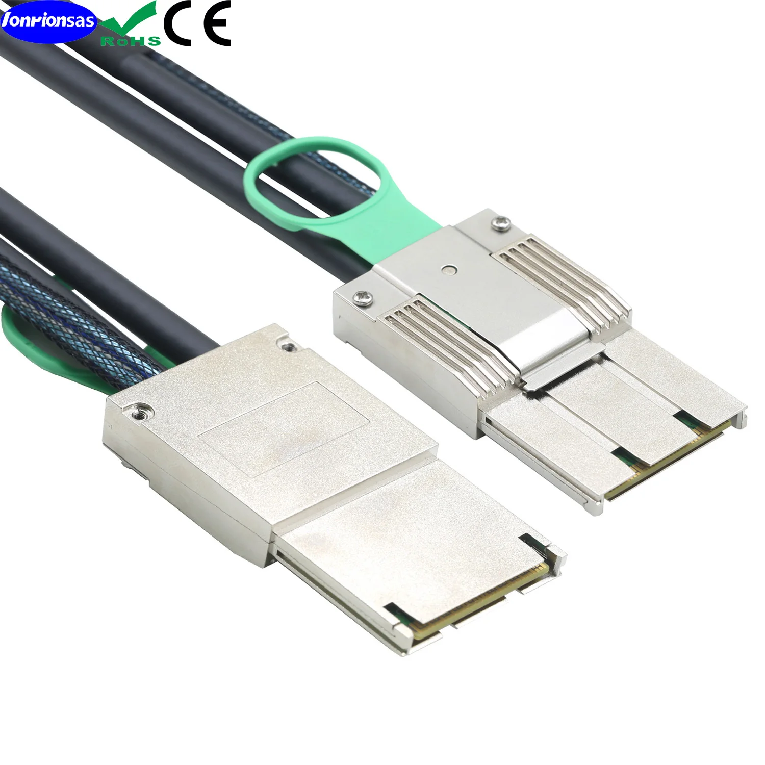 ЛОНРИОНСАС # PCIE Цинковый сплав Dual Express iPass MINI SAS HD SFF-8088 8X 68P Высокоскоростной