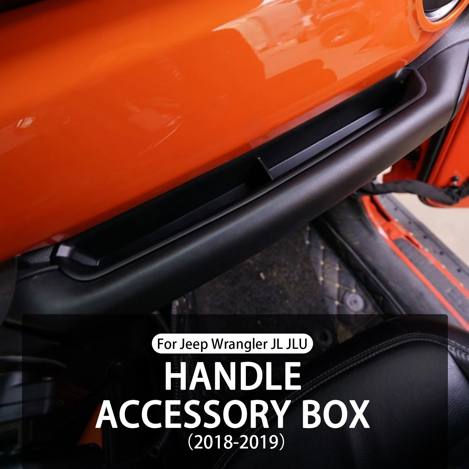 

Grab Tray Passenger Storage Tray Organizer for 2018-2019 Jeep Wrangler JL JLU & 2020 Jeep Gladiator JT Grab Handle Accessory Box