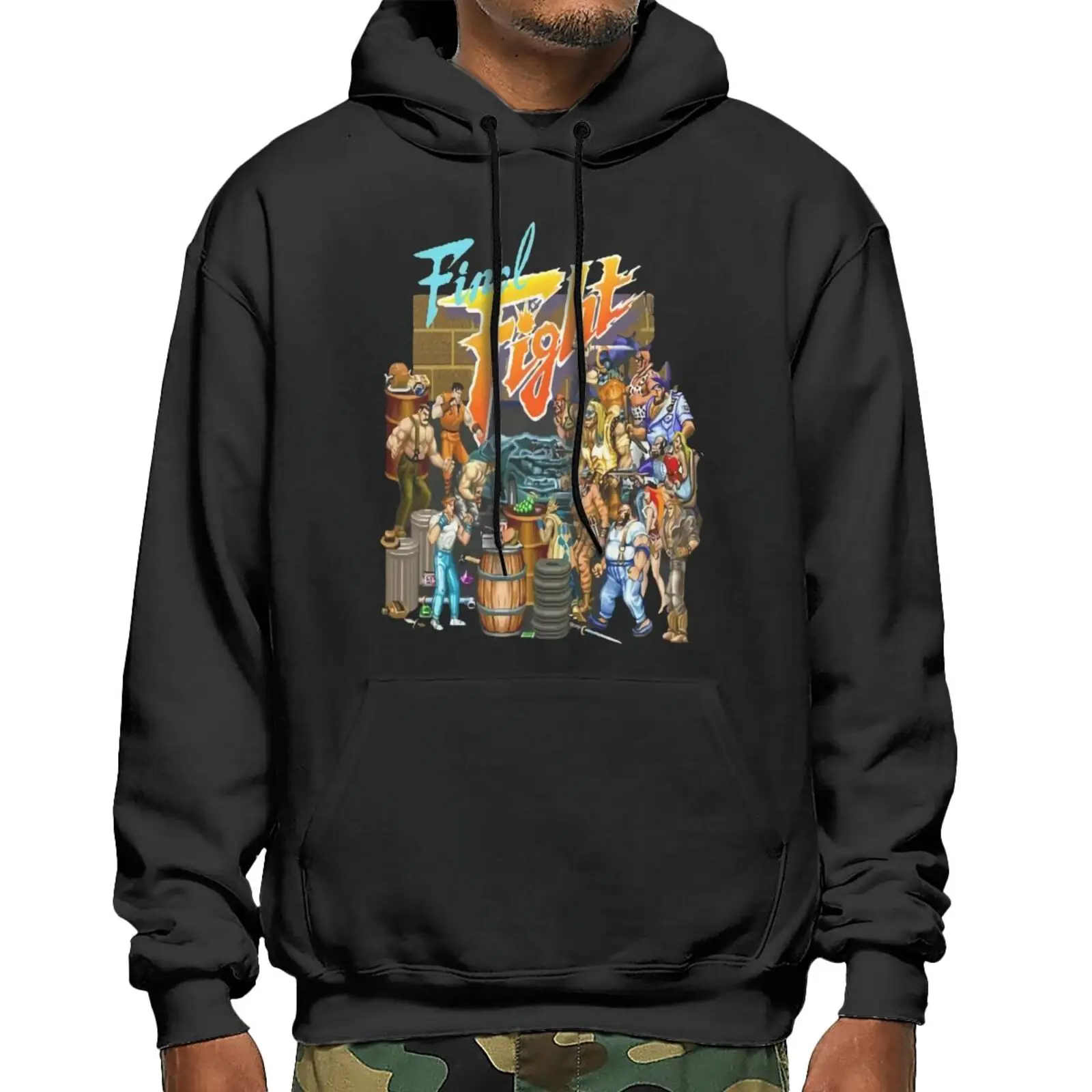 

Final Fight Characters Fitted Childrens Sweatshirts Hoodies Winter Tracksuit Men's Jacket Hoodie With Zipper Woman Sweatshirts