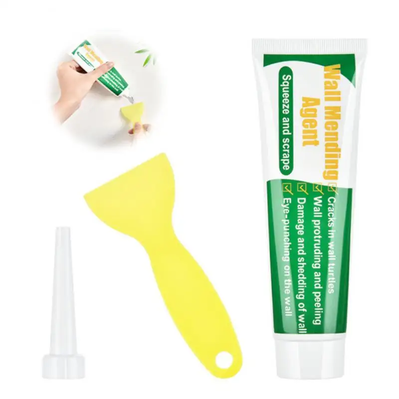 

Wall Mending Agent Wall Crack Repair Household Wall Repair Cream Tile Grout 1pcs 130g Graffiti Gap Repair Paste Mending Agent