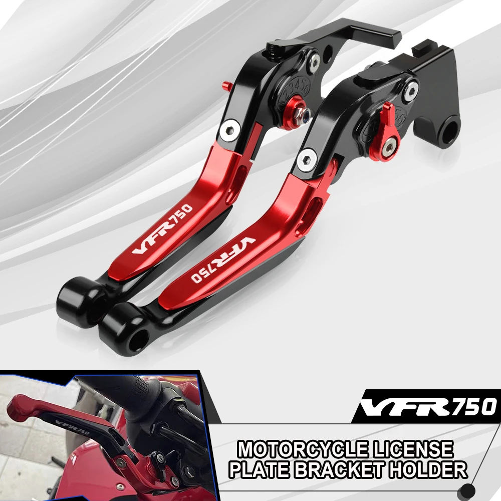 

Рычаги сцепления тормоза мотоцикла, ручка VFR 750 для HONDA VFR750 VFR750 1991-1994 1995 1996 1997, регулируемый складной выдвижной