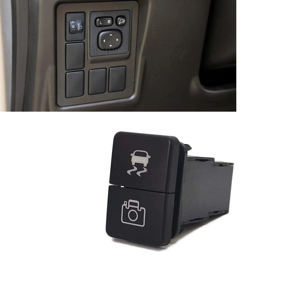 

Автоматический переключатель с двумя кнопками, противоскользящий рекордер для камеры, двойной переключатель, кнопка с проводом для Toyota Camry Corolla Prius PRADO