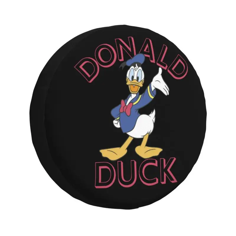 Изготовленный на заказ чехол для запасного колеса Donald Duck Jeep Wrangler 4WD 4x4 RV защитные