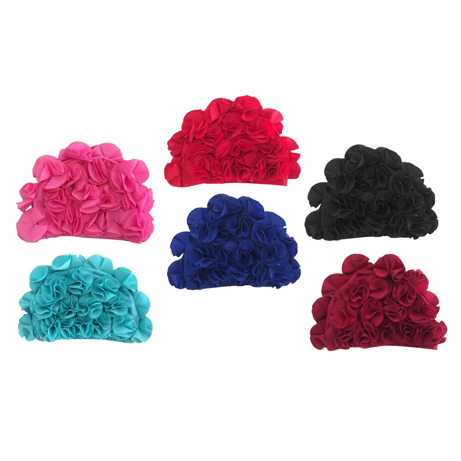 

Swimming Hat, Swimming Cap, Beach Holidays Reusable Stylish Floral Petals Swim