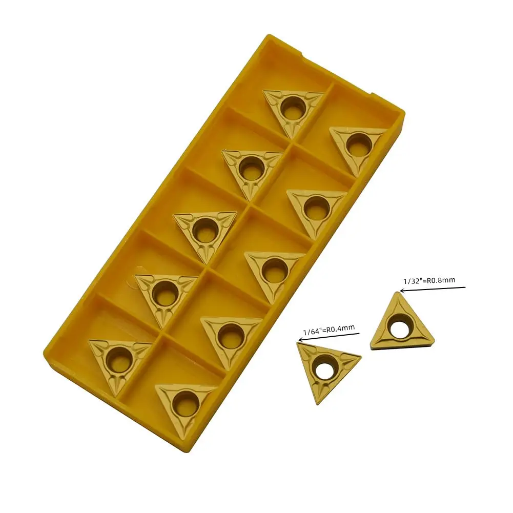 5 шт. TCMT16T304 TCMT32.51 бронза/желтая + TCMT16T308 TCMT32.52 бронзовая/желтая токарная вставка для