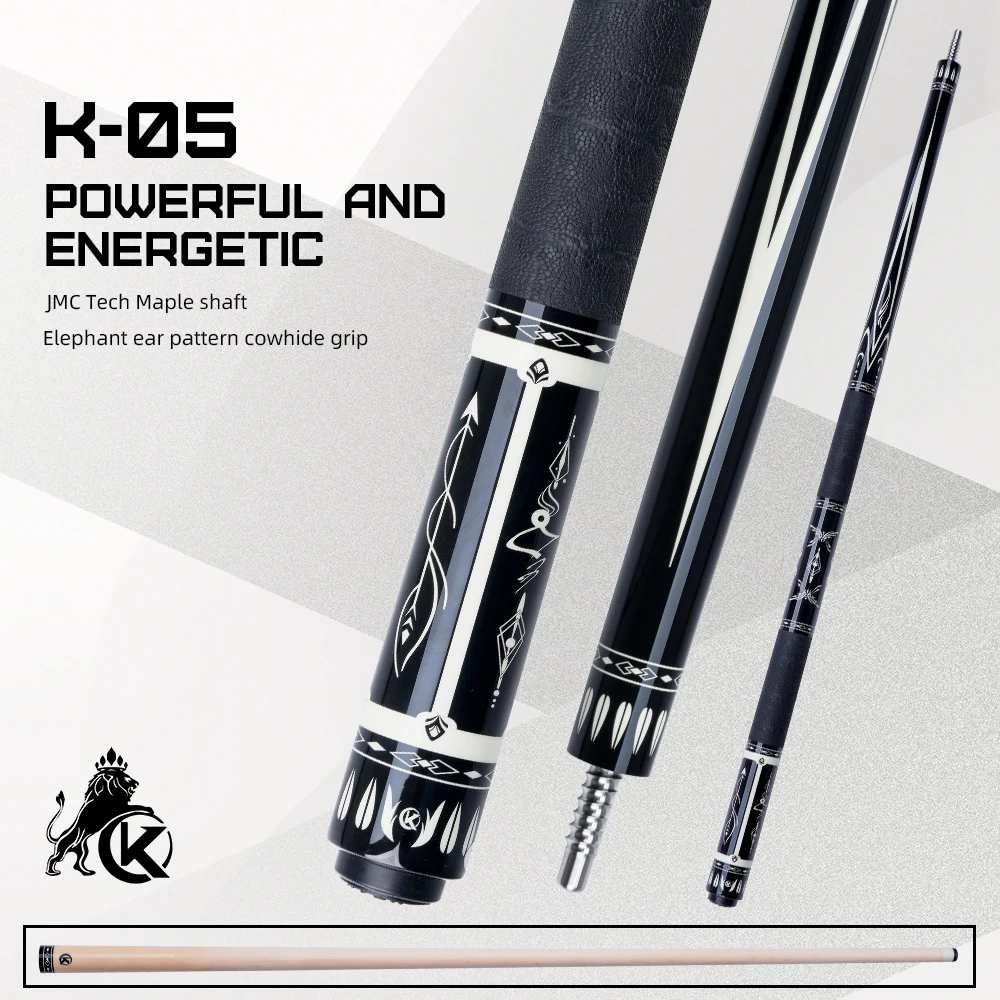 Бильярдный кий KONLLEN Maple Pool Cue K Series с низким уровнем деформации, профессиональный, с наконечником 12 мм, распродажа. (art.: 3920dba016798) - 3920dba016798