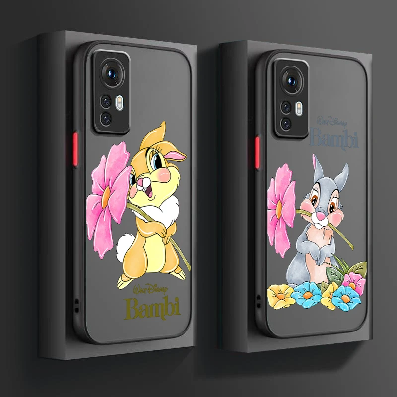 

Bambi Cartoon Cute For Xiaomi Mi 13 12 12S 12T 12X 11 11T 10 9T Lite Pro Ultra Frosted Translucent Hard Phone Case Phone Case