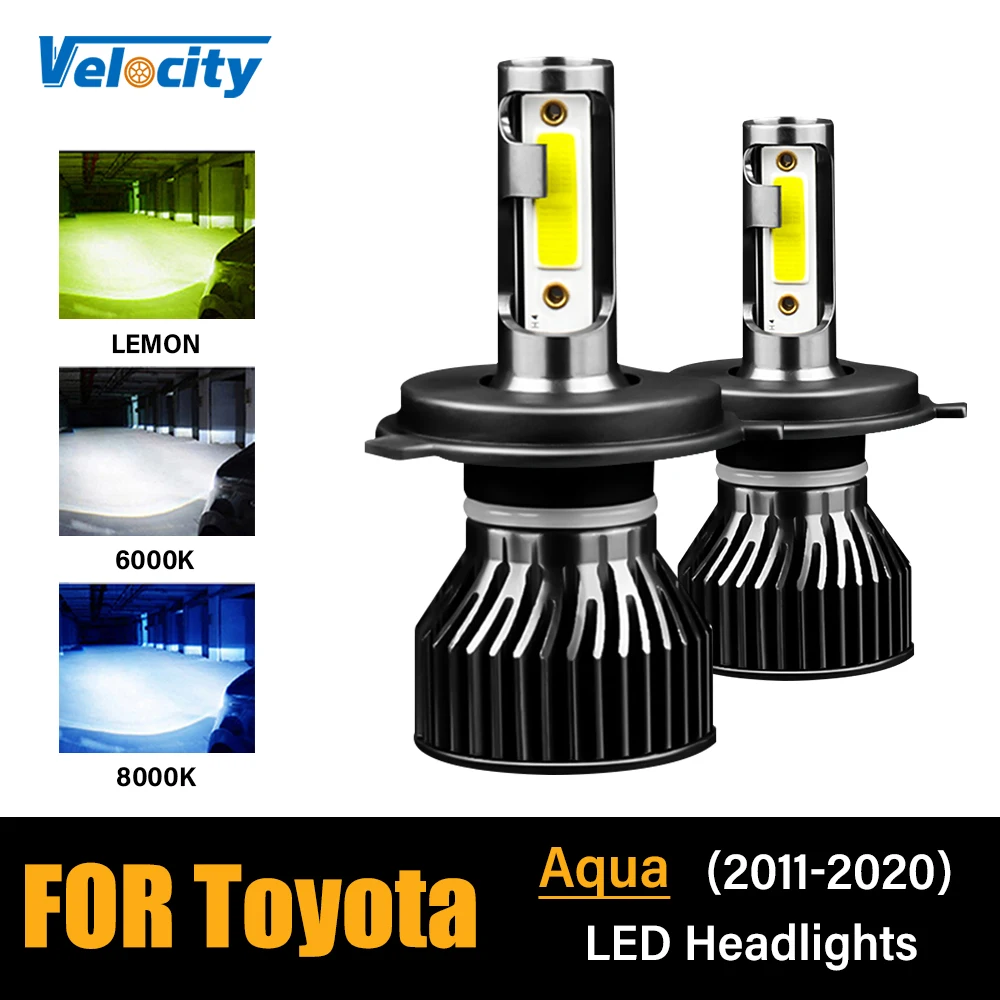 

2Pcs H7 Special LED Headlight Bulbs 9005 9006 880 H4 For Toyota Aqua NHP10 2011-2020 Car Accessories Low Beam High Beam Fog Lamp