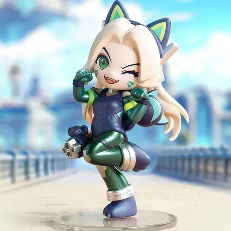 Фото POP MART LEAGUE OF LEGENDS Серия Clash of The Cuties: Слепая коробка-сюрприз, коллекционная фигурка, милая аниме-фигурка для рабочего стола №2