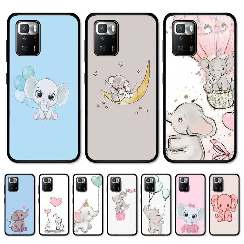 

Cute elephant Phone Case for Redmi Note 8 7 9 4 6 pro max T X 5A 3 10 lite pro