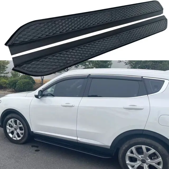 

2Pcs Fixed Aluminum Running Board Side Step Pedal Nerf Bar Platform Fits for VW Volkswagen Touareg 2011-2018