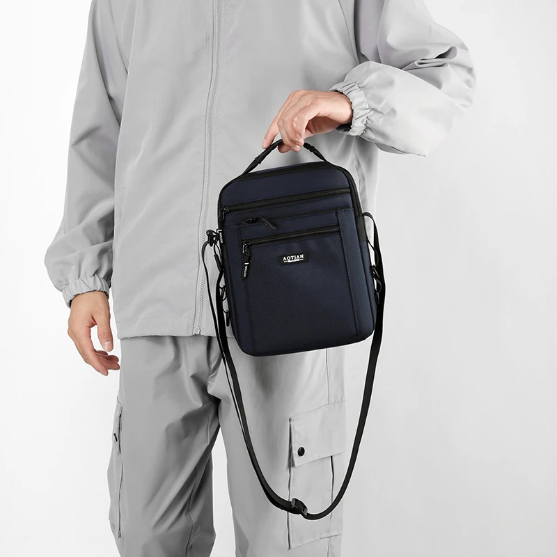 Мужская сумка через плечо высококачественная дорожная сумка-мессенджер для