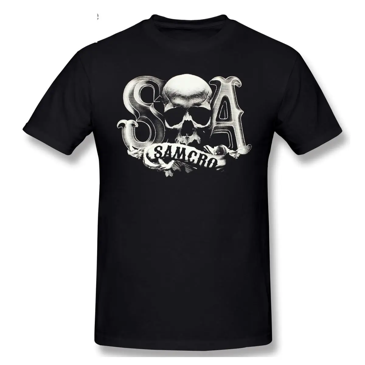 

Sons Of Anarchy SOA Skull Muscle TV Series Black Men's T-Shirt Summer Cotton Short Sleeve O-Neck Unisex TShirts Tee Tops