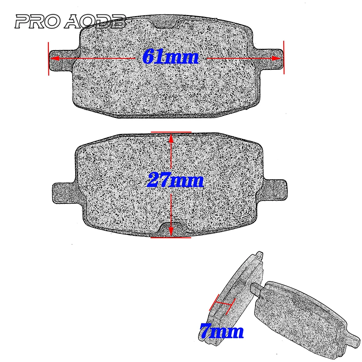 Передние тормозные колодки для скутера YAMAHA JOG50 AXIS90 BWS100 YW50 YW100 ZUMA Baja SunCity 50 TaoTao Speedy