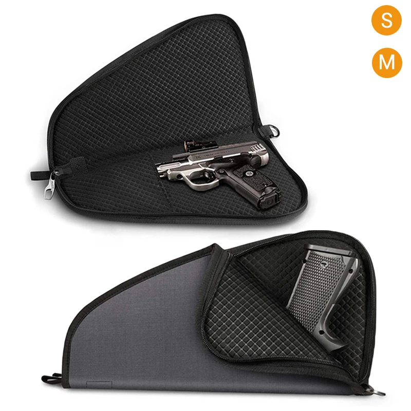 

Tactical Pistol Bag 1000D Nylon Pistol Pouch Outdoor Hidden Carry Gun Bag Pistol Protective Case Gun Case Hunting Military