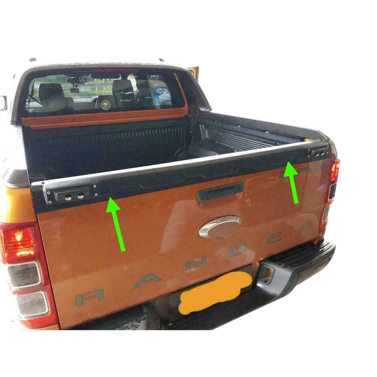 Car Accessories with LED Tail Gate Cover for Ford Ranger 2020 T6 T7 T8 PX PX2 PX3 XTL XL WILTRAK 2012-2021 images - 6