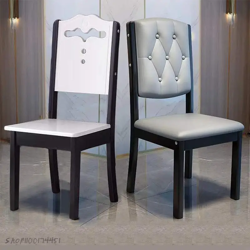 Обеденный стул из массива дерева домашний обеденный стол современный