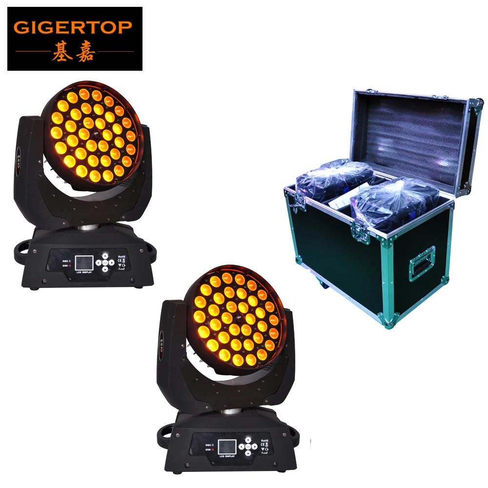 

LED Moving Head 36X15W Beam+Wash+Zoom Moving Head Light RGBWA 5IN1 Pack + 2in1 Flight case|Road case|Rack case|China flight case