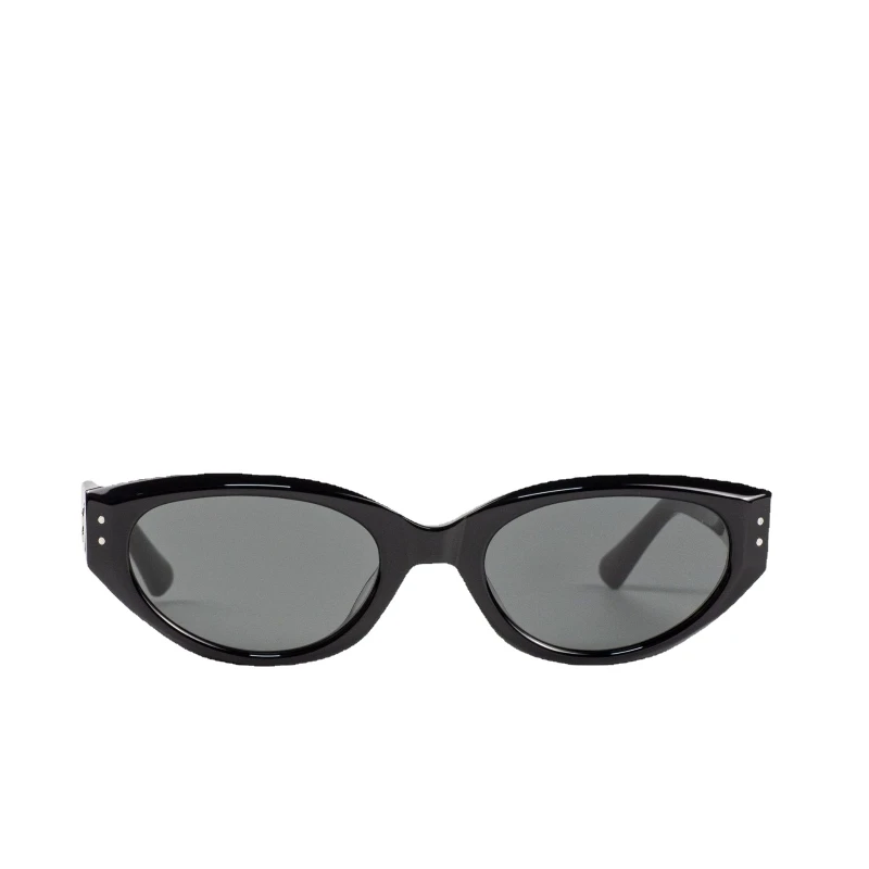 

European and American Black Oval Sunglasses for Men Full Rime Cat Eye Aceteta Sun Glasses Uv400 Optical Eyeglasses for Women