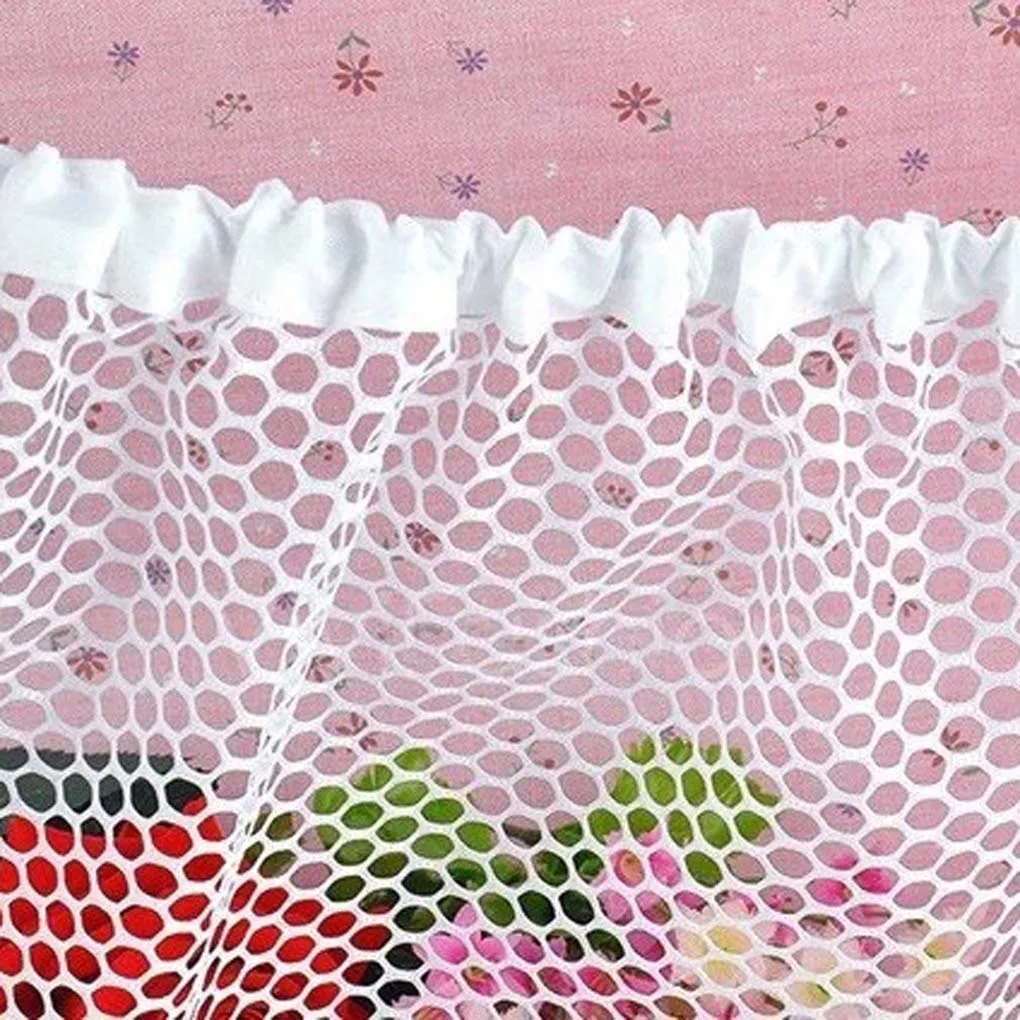 

Polyester Toy Hammock Portable Foldable Elastic Bedding Organizer Bedroom Playing Room Storaging Mesh Net with Hook