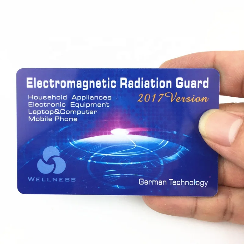 Custom.CAMAZ Высококачественная энергосберегающая карта Scalar Energy Bio Anti Radiation Card