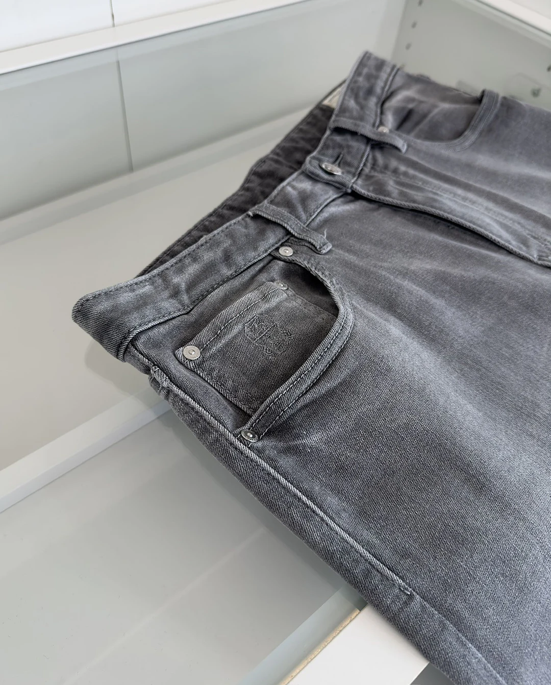 Джинсы мужские новинка серые крупного рогатого скота старые деньги новые