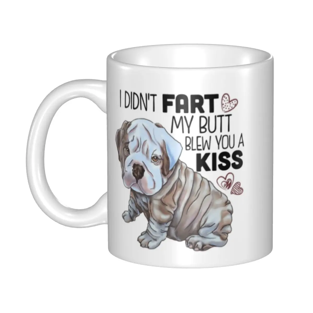 

Керамическая кружка «сделай сам» в виде английского бульдога, кофейные чашки для любителей домашних питомцев в британском стиле, креативны...