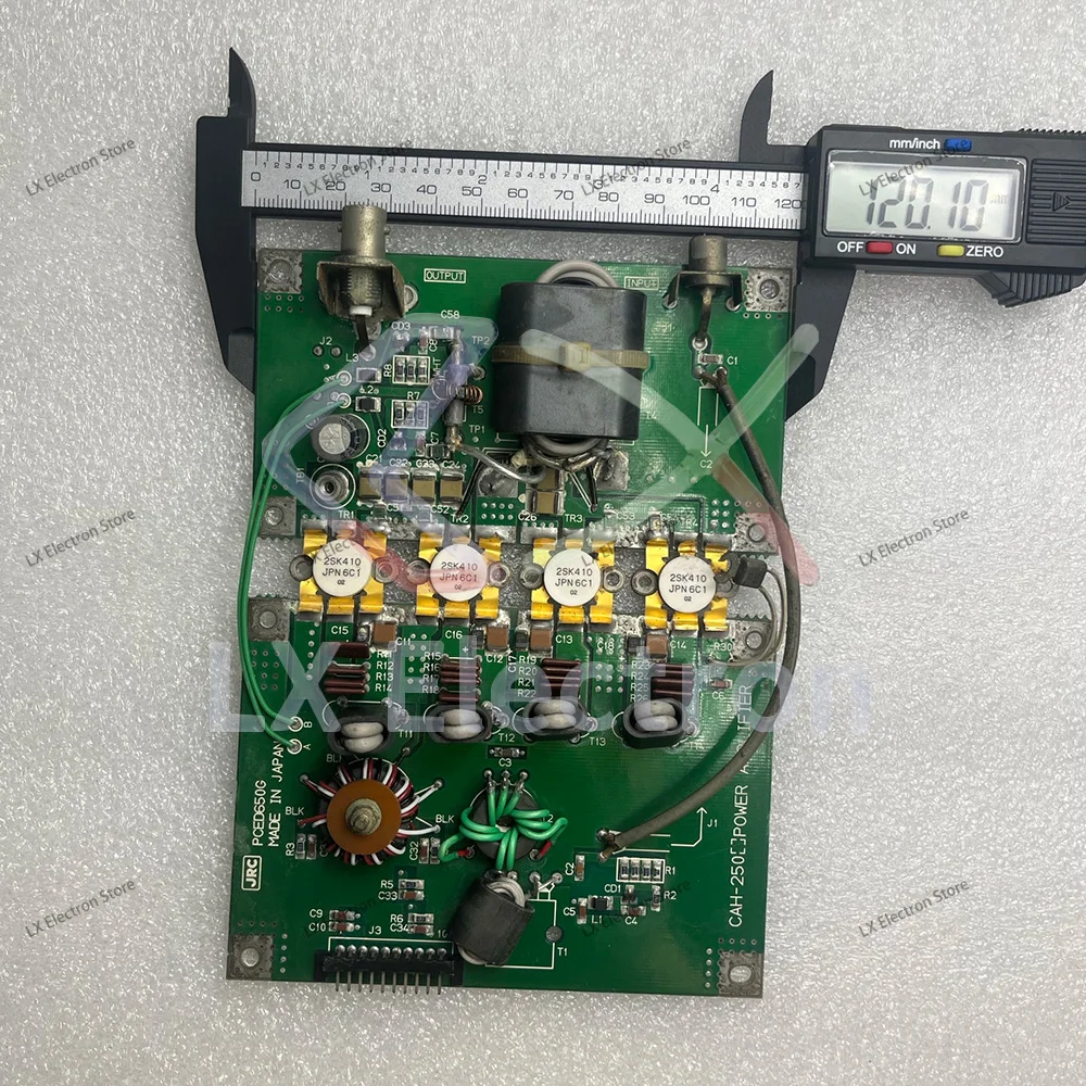 Плата радиочастотного усилителя JRC CAH-250 250 Вт: HFSSB 1.6-30 МГц, 4x 2SK410 MOSFET Push-Pull, 13.8В, вход 10-20 Вт, 1 шт.лот (art.: 3920da8853bed) - 3920da8853bed