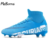 hot sale ultralight soccer shoes men outdoor fgtf boys football ankle boots non slip soccer cleats sneakers sports shoes unisex