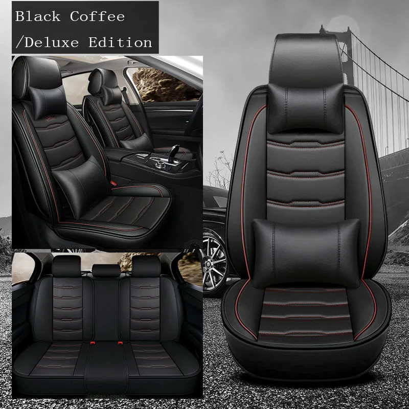 

Car Universal Seat Cover Breathable PU Leather Seat Cushion for bmw 1 series E81 E87 F20 F21 Convertible E88 Coupe E82 118i 120i