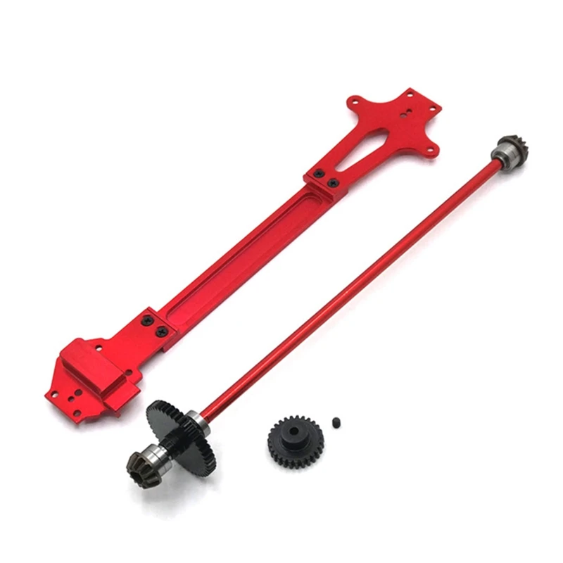 

Metal Second Floor Board And Central Drive Shaft Set For Wltoys 124016 124017 124018 124019 1/12 RC Car Upgrade Parts