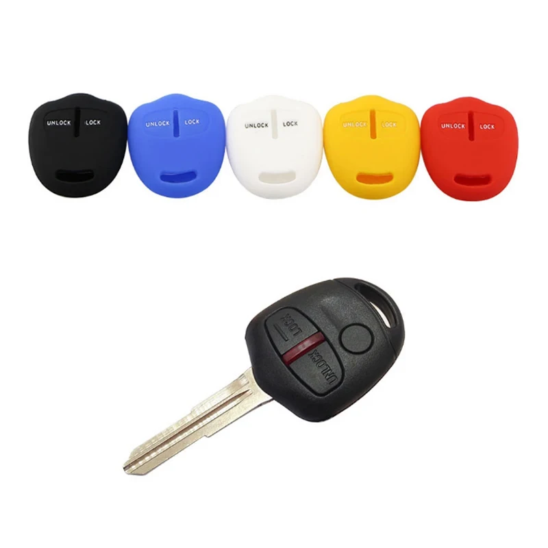 

Автомобильный кремниевый чехол для Mitsubishi Outlander Colt Lancer Grandis Pajero Remote Key Protector