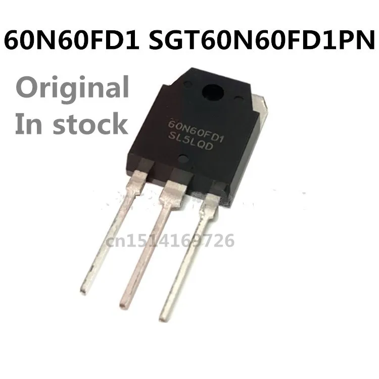 

Оригинал 2 шт/60N60FD1 SGT60N60FD1PN TO-3P 600V 60A