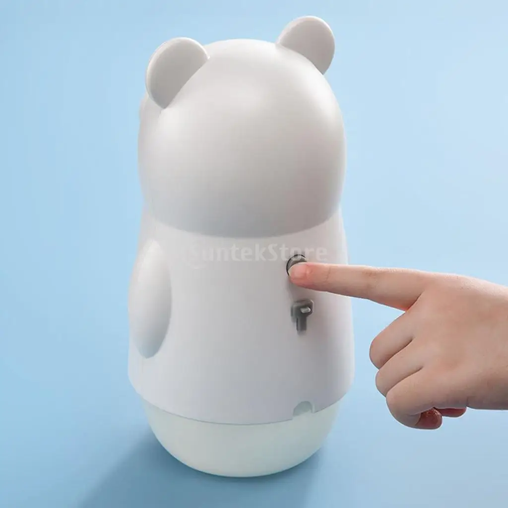 Soap Dispenser Cute Bear Shape Infrared Sensor Touchless 10oz/300ml USB Rechargeable Foaming | Обустройство дома