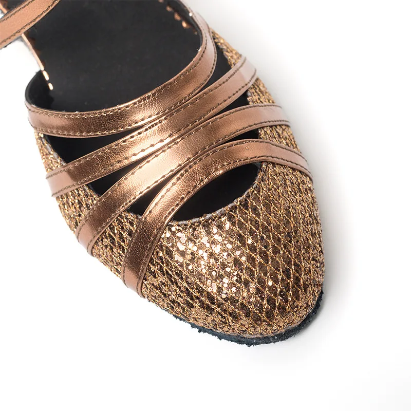 1pcs/lot woman fashion sequin ballroom waltz dancing shoes lady international latin dancing shoes indoor shoes