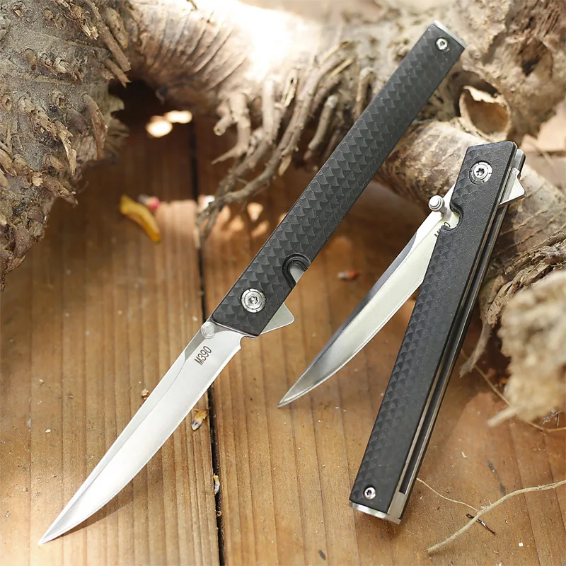 

8CR13 Stainles Steel Camping Tactical Folding Blade Sharp Hunting Meat Eating Knife Camping Fishing Multifunctional Outdoor Tool