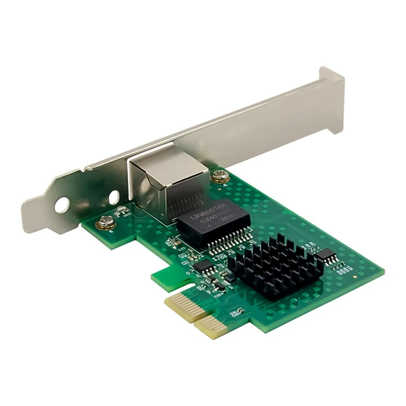 Фото Сетевая карта для сервера PCI-E, стандарта Gigabit Server, PCI-Express X1, один порт 2,5G, сетевая карта для сервера Ethernet №2