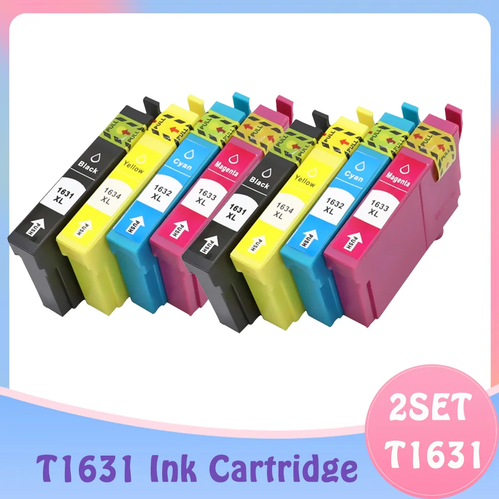 Совместим с Epson 16XL T1631 1631 1632 чернильный картридж для WF 2650 фотометрическая