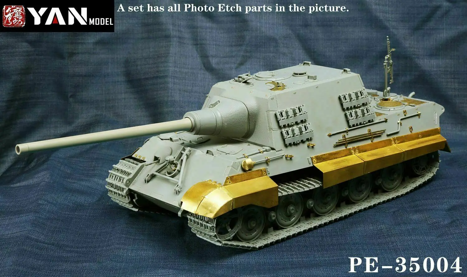 

Yan Model PE-35004 1/35 Sd.Kfz.186 Jagdtiger Detail Up Set for Takom 8001