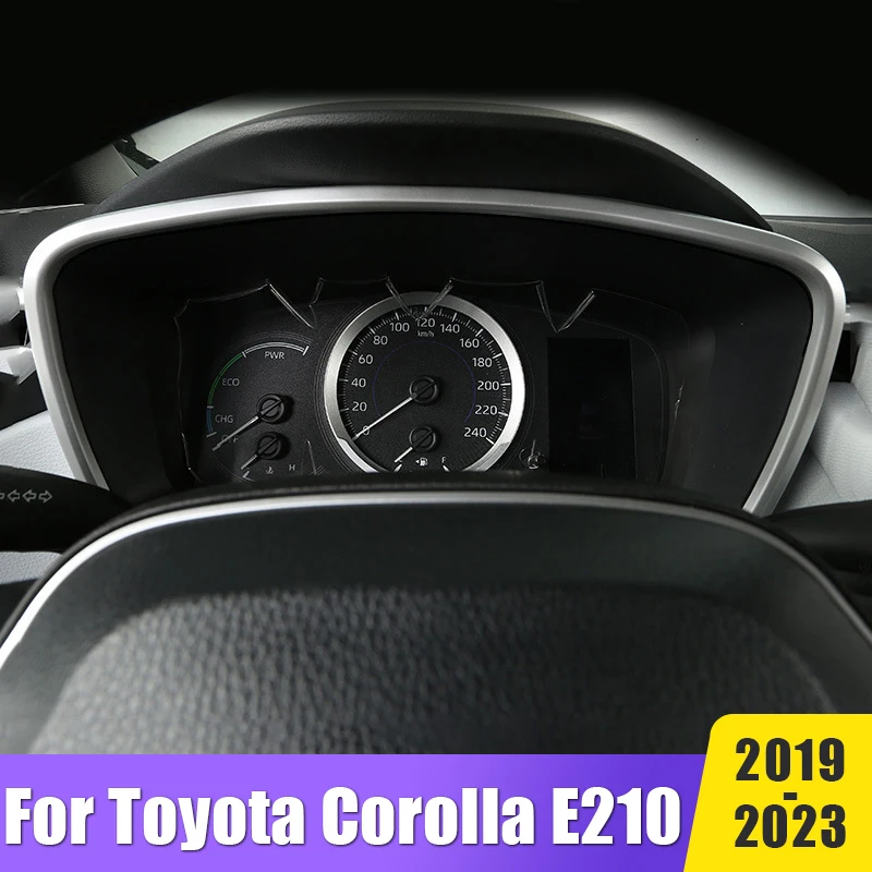 

Stainless steel Car Navigation Strip Frame Cover Trim Sticker Accessories For Toyota Corolla E210 2019 - 2021 2022 2023 Hybrid
