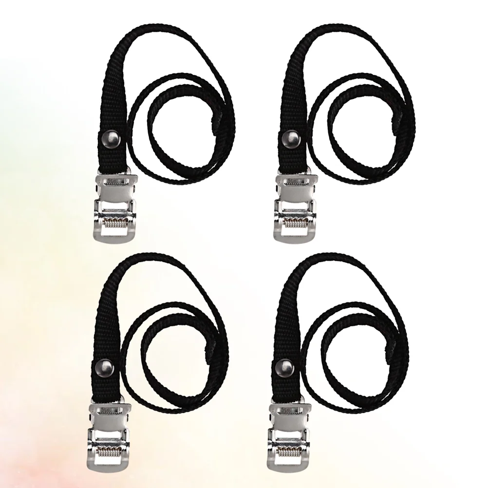 

Bike Straps Pedal Strap Toe Pedals Adjustable Wheel Rack Stabilizer Foot Nylon Buckle Holder Clip Bikes Clips Replacement Band