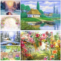 vintage oil painting scenery photography backdrops portrait photo background for photo studio props 2242 yh 06