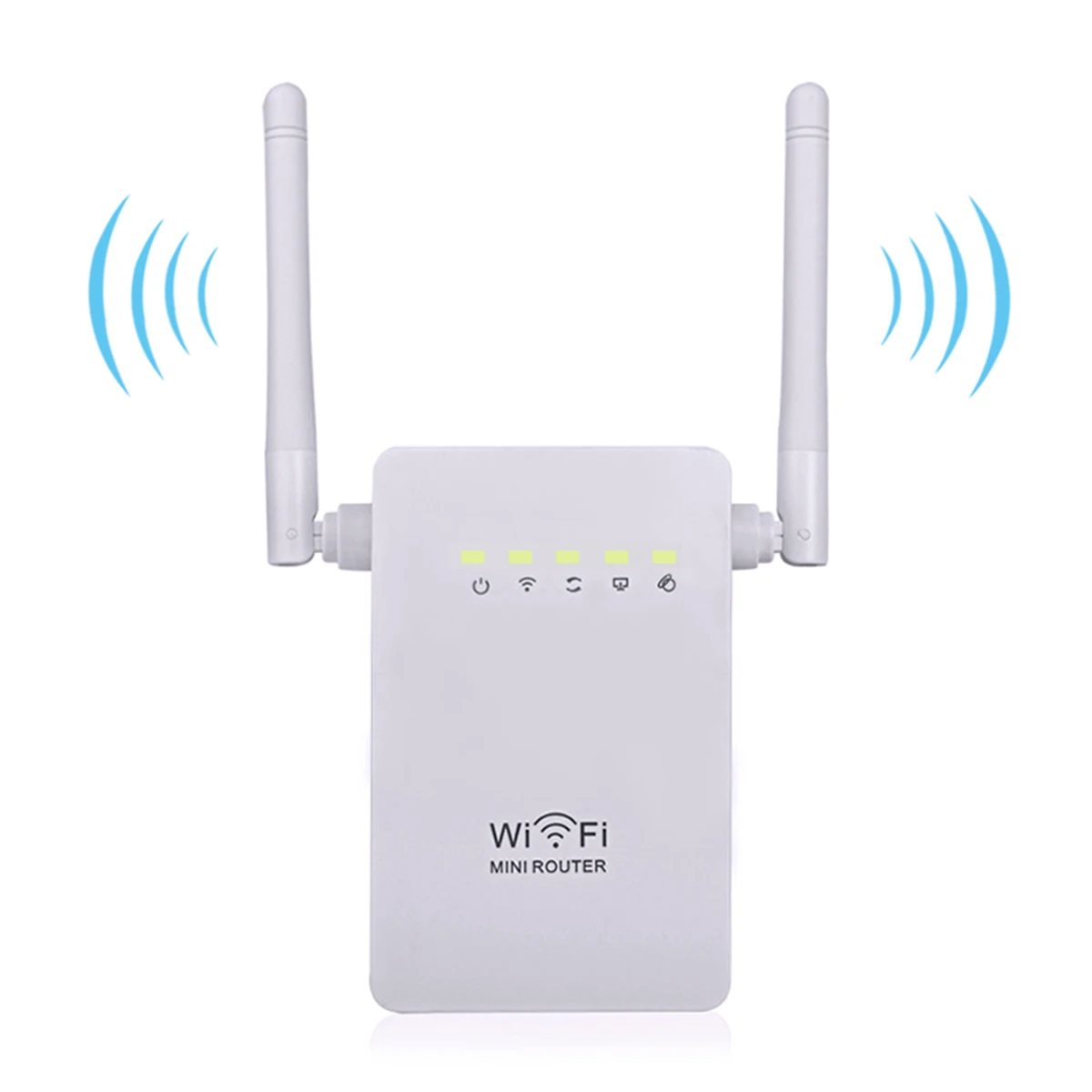 

Wi-Fi репитер с двойной антенной, 300 Мбит/с, 802.11N