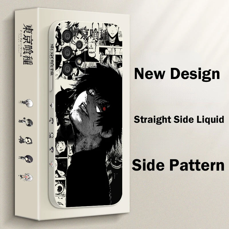 Чехол для телефона с аниме Токийский Гуль Samsung A55 A53 A33 A52 A32 A71 A51 A21S A35 A25