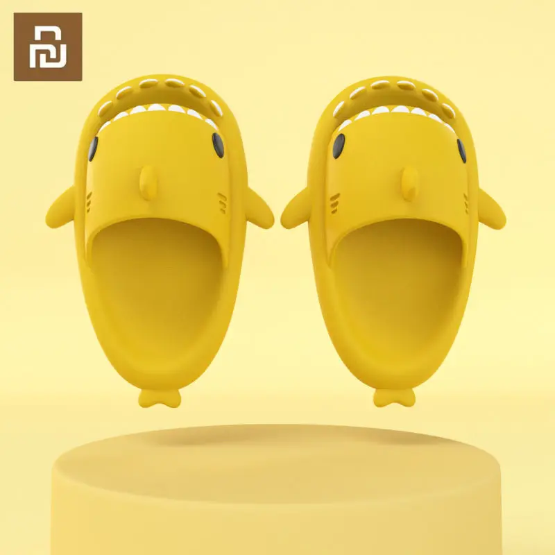 

Youpin Shark Summer Children's Slippers Rainbow Shoes for Kids Toddler Outdoor EVA Cartoon Print Cute Flat Heels Beach Sandals