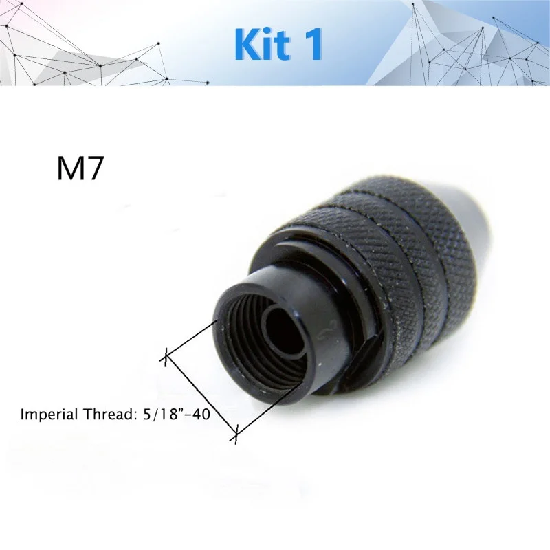 1 шт. M8/M7 миниатюрный сверлильный патрон аксессуар для Dremel вращающийся инструмент